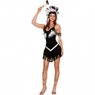 Fantasia Adulto Feminino India Tribo Luxo Sexy