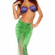 Fantasia Pequena Sereia Ariel Sexy Feminino Adulto Fantasia Pequena Sereia Ariel Sexy Feminino Adulto