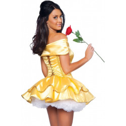 Fantasia Adulto Feminino Princesa Bela Sexy Elite