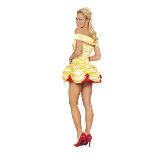 Fantasia Adulto Feminino Princesa Bela Sexy Luxo Fantasia Adulto Feminino Princesa Bela Sexy Luxo