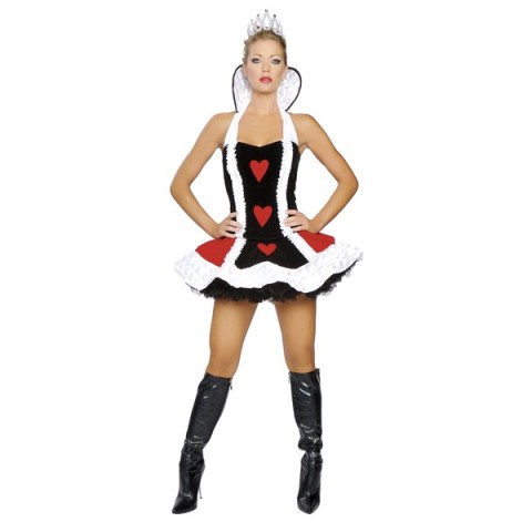 Fantasia Adulto Feminino Rainha de Copas Sexy Fantasia Adulto Feminino Rainha de Copas Sexy