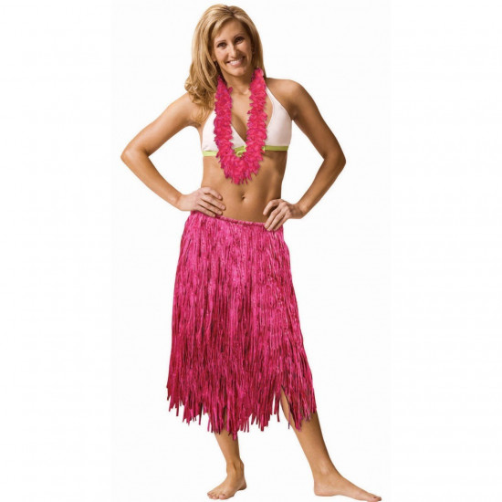 Fantasia Adulto Feminino Saia Havaiana Rosa Fantasia Adulto Feminino Saia Havaiana Rosa