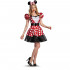 Fantasia Adulto Minnie Mouse Vermelha Coração