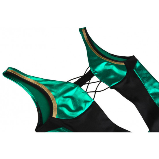 Fantasia Adulto Mortal Combat Jade Clássica Fantasia Adulto Mortal Combat Jade Clássica