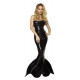 Fantasia Adulto Sereia Negra Sexy dos Mares Superluxo Fantasia Adulto Sereia Negra Sexy dos Mares Superluxo