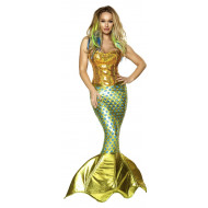 Fantasia Adulto Sereia Sexy dos Mares Superluxo