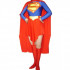 Fantasia Adulto Super Garota Super Girl Spandex