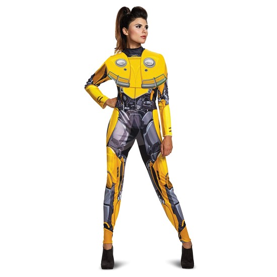 Fantasia Adulto Transformers Bumblebee Feminina Fantasia Adulto Transformers Bumblebee Feminina