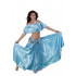 Fantasia Adulto Tribal Dança do Ventre Luxo Azul