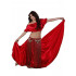 Fantasia Adulto Tribal Dança do Ventre Luxo Vermelho