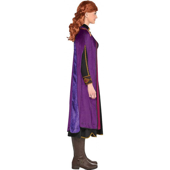 Fantasia Ana Uma Aventura Congelante Adulto Frozen Lilás Fantasia Ana Uma Aventura Congelante Adulto Frozen Lilás