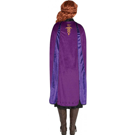 Fantasia Ana Uma Aventura Congelante Adulto Frozen Lilás Fantasia Ana Uma Aventura Congelante Adulto Frozen Lilás