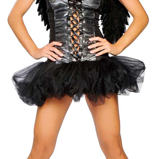 Fantasia Anjo Negro Adulto Feminina Sexy Fantasia Anjo Negro Adulto Feminina Sexy