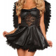 Fantasia Anjo Negro Adulto Feminino Sexy Extra Luxo Fantasia Anjo Negro Adulto Feminino Sexy Extra Luxo