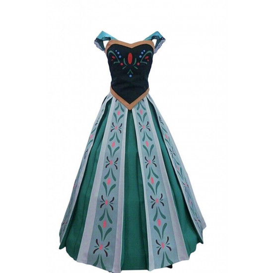 Fantasia Ana Uma Aventura Congelante Adulto Verde