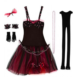 Fantasia anos 80 Feminino Cindy Lauper Adulto Luxo