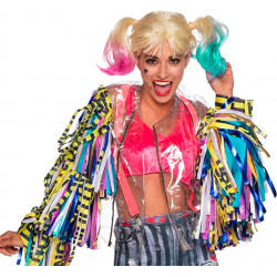 Fantasia Arlequina Birds of Prey Harley Quinn Adulto Sexy