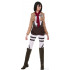 Fantasia Attack on Titan Mikasa Adulto Luxo