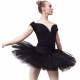 Fantasia Bailarina Profissional Saiote Saia Adulto Infantil Preto Fantasia Bailarina Profissional Saiote Saia Adulto Infantil Preto