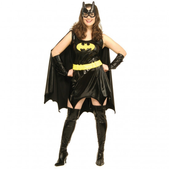 Fantasia Batgirl Adulto Luxo Plus Fantasia Batgirl Adulto Luxo Plus