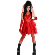 Fantasia Beetlejuice Noiva Adulto Feminina