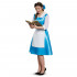 Fantasia Bela Vestido Azul Bela e a Fera Adulto Luxo