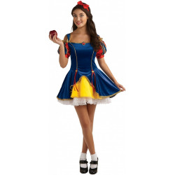 Fantasia Branca de Neve Adolescente Feminina