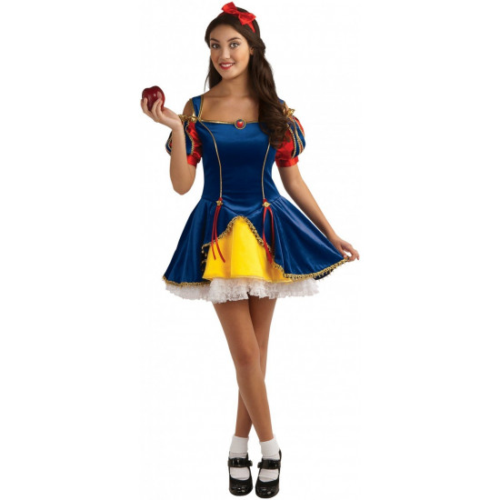 Fantasia Branca de Neve Adolescente Feminina