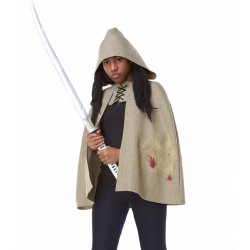 Fantasia Capa Walking Dead Michonne Adulto