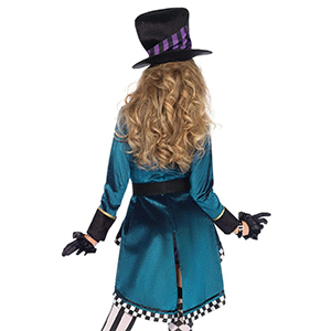 Fantasia Chapeleiro Maluco Adulto Alice no País das Maravilhas Luxo Feminino Fantasia Chapeleiro Maluco Adulto Alice no País das Maravilhas Luxo Feminino
