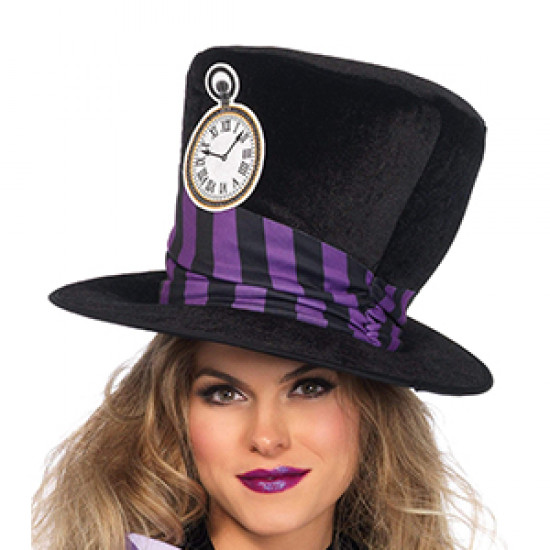 Fantasia Chapeleiro Maluco Adulto Alice no País das Maravilhas Luxo Feminino