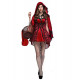 Fantasia Chapeuzinho Vermelho adulto Feminino Gótico Luxo Fantasia Chapeuzinho Vermelho adulto Feminino Gótico Luxo