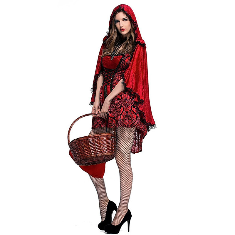 roupa chapeuzinho vermelho adulto