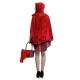 Fantasia Chapeuzinho Vermelho adulto Feminino Gótico Luxo Fantasia Chapeuzinho Vermelho adulto Feminino Gótico Luxo