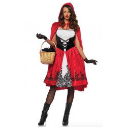 Fantasia Chapeuzinho Vermelho Adulto Feminino Luxo