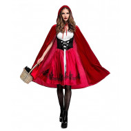 Fantasia Chapeuzinho Vermelho adulto Feminino Plus Luxo