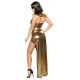 Fantasia Cleópatra Clássico Adulto Luxo Feminino Golden Fantasia Cleópatra Clássico Adulto Luxo Feminino Golden