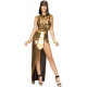 Fantasia Cleópatra Clássico Adulto Luxo Feminino Golden