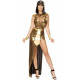 Fantasia Cleópatra Clássico Adulto Luxo Feminino Golden Fantasia Cleópatra Clássico Adulto Luxo Feminino Golden