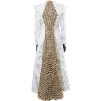 Fantasia Daenerys Targaryen Game of Thrones Cosplay Branco Fantasia Daenerys Targaryen Game of Thrones Cosplay Branco