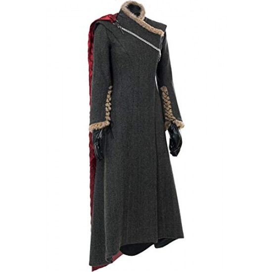 Fantasia Daenerys Targaryen Game of Thrones Cosplay Cinza Fantasia Daenerys Targaryen Game of Thrones Cosplay Cinza
