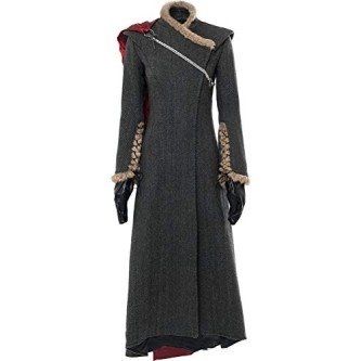 Fantasia Daenerys Targaryen Game of Thrones Cosplay Cinza Fantasia Daenerys Targaryen Game of Thrones Cosplay Cinza