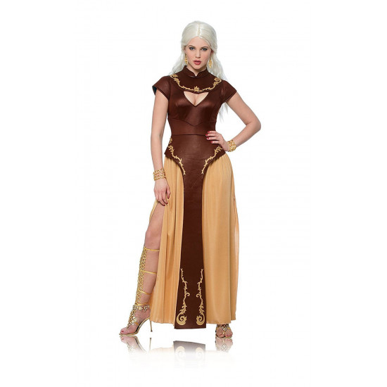 Fantasia Daenerys Targaryen Khaleesi Game of Thrones Adulto Vestido Fantasia Daenerys Targaryen Khaleesi Game of Thrones Adulto Vestido