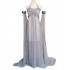 Fantasia Daenerys Targaryen Khaleesi Game of Thrones Adulto Vestido Cinza