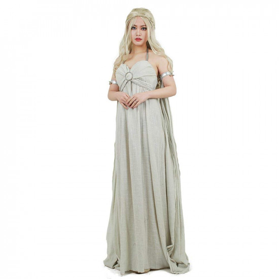Fantasia Daenerys Targaryen Khaleesi Game of Thrones Vestido Adulto