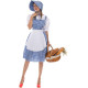 Fantasia Dorothy Mágico de Oz Clássica Adulto Fantasia Dorothy Mágico de Oz Clássica Adulto