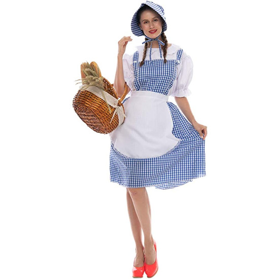 Fantasia Dorothy Mágico de Oz Clássica Adulto Fantasia Dorothy Mágico de Oz Clássica Adulto