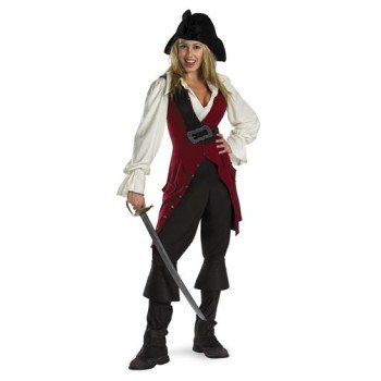 Fantasia Elizabeth Piratas do Caribe Luxo Adulto Fantasia Elizabeth Piratas do Caribe Luxo Adulto