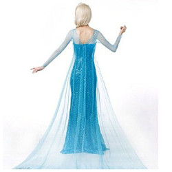 Fantasia Elsa Uma Aventura Congelante Adulto Clássica