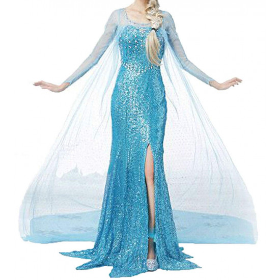 Fantasia Elsa Uma Aventura Congelante Adulto Clássica Fantasia Elsa Uma Aventura Congelante Adulto Clássica